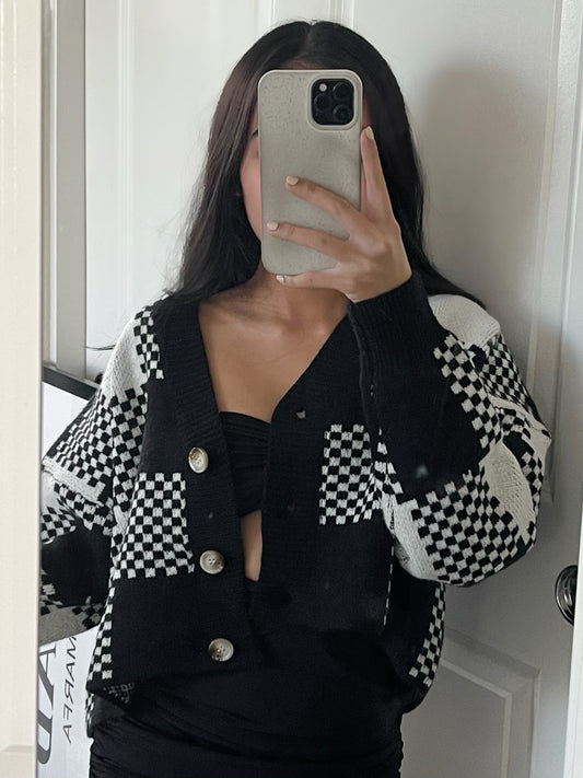 Checkmate Cardigan
